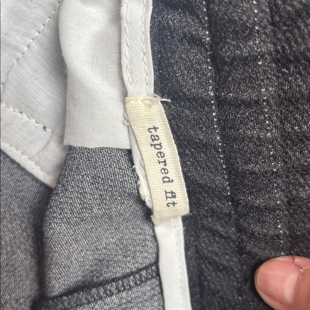 Unisex Grey Pinstripe Pants - Picture 4 of 5